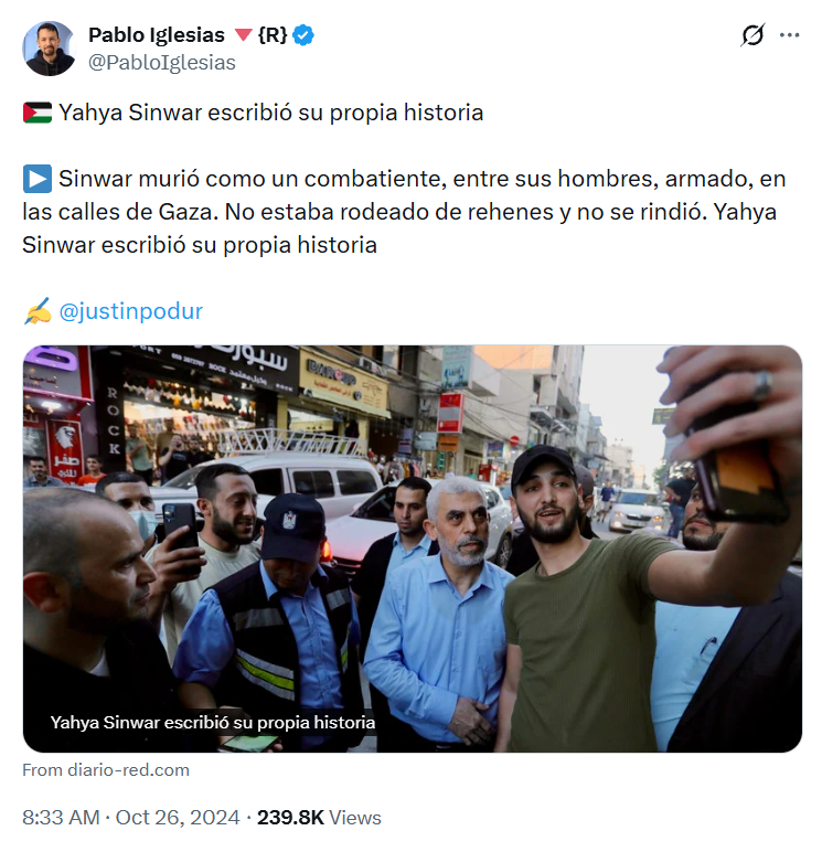 Pablo Iglesias Turrión Antisemite